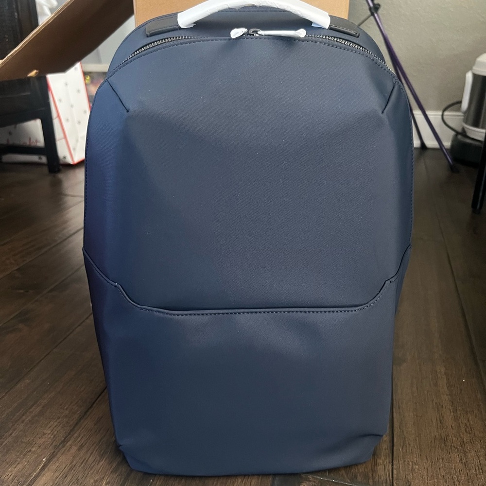 NWT Away Everywhere Zip Backpack - Navy - Picture 6 of 10